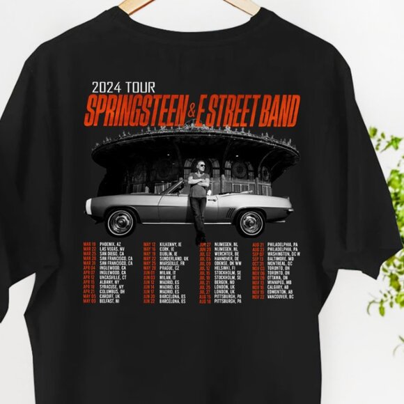 Springsteen And E Street Band 2024 Tour T-Shirt, E Street Band Music T-Shirt - Picture 2 of 2